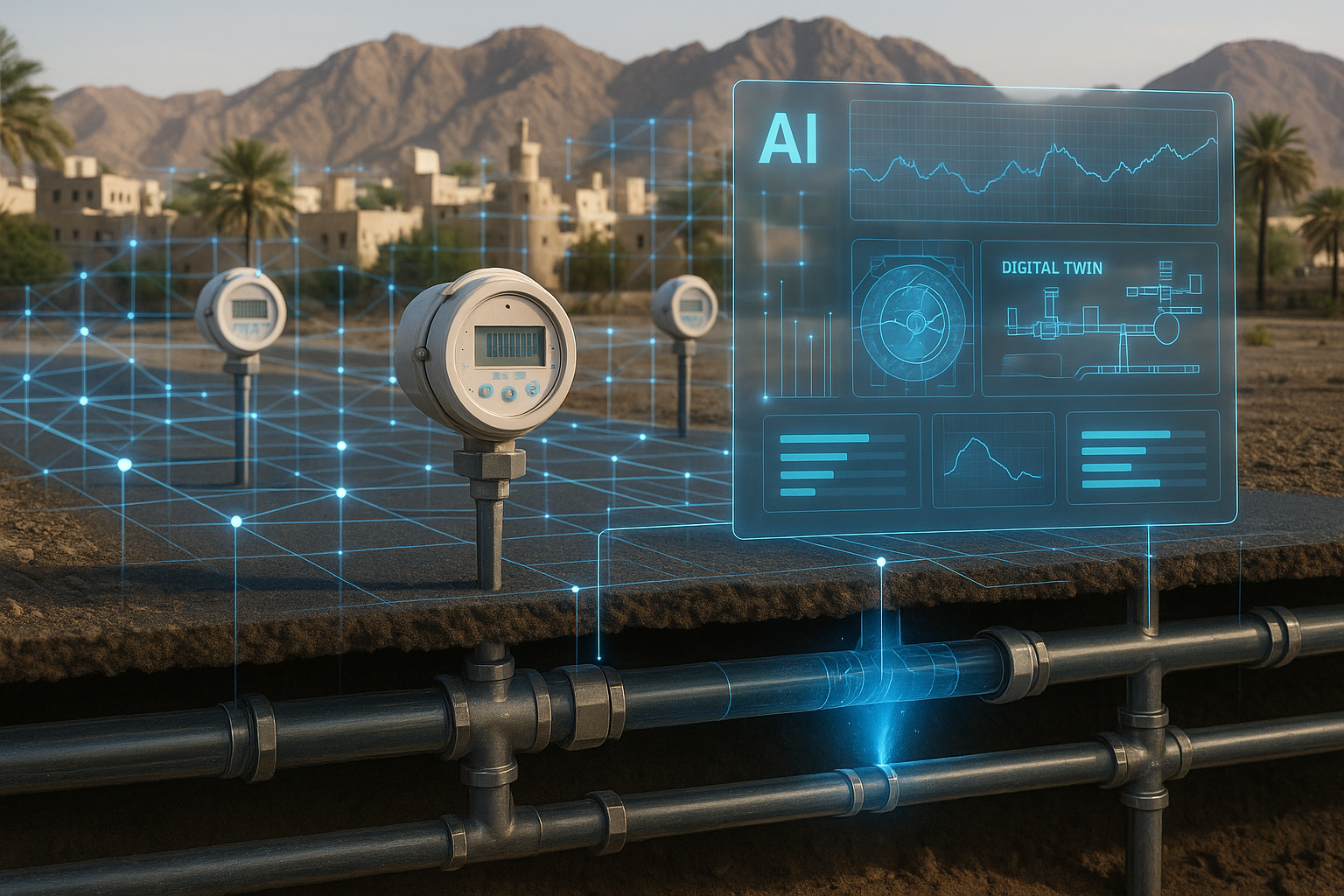 AI-Enhanced Water Network